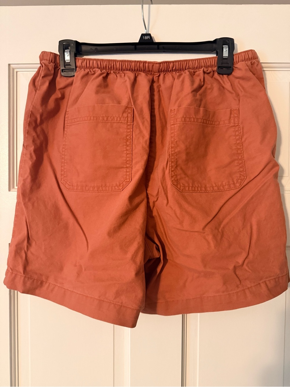 LL Bean  Rust Drawstring Shorts - Picture 3 of 4